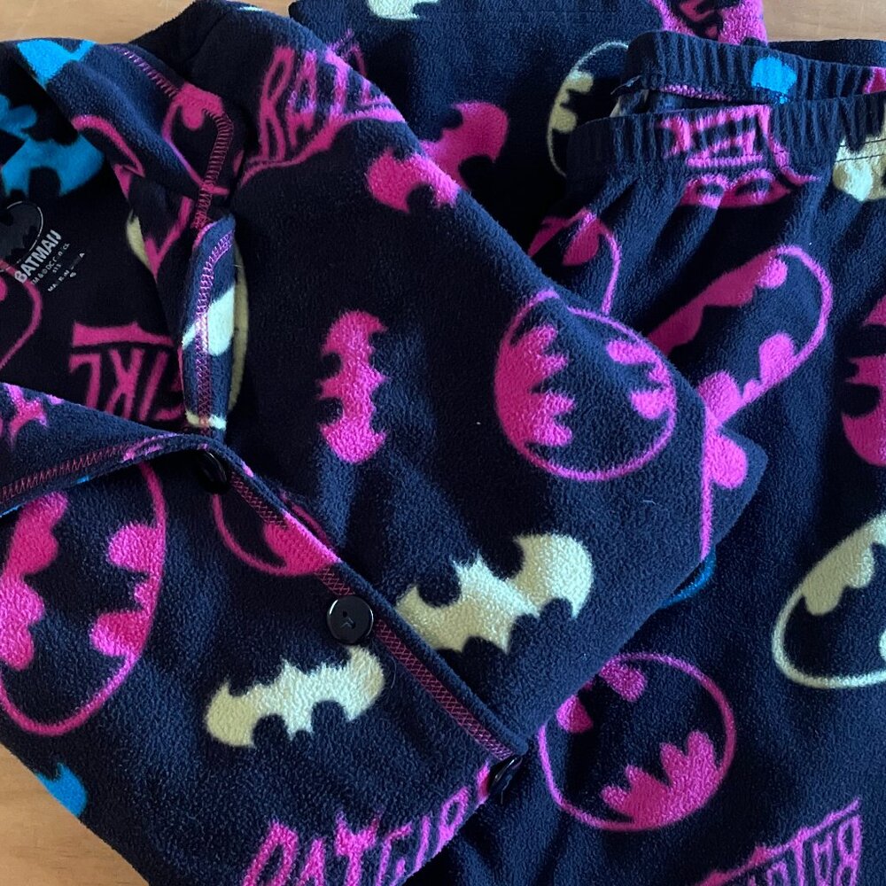 Bat girl PJ (2 pc fleece set)